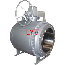 Worm Gearbox Big Size A105 Bolted Ball Valve